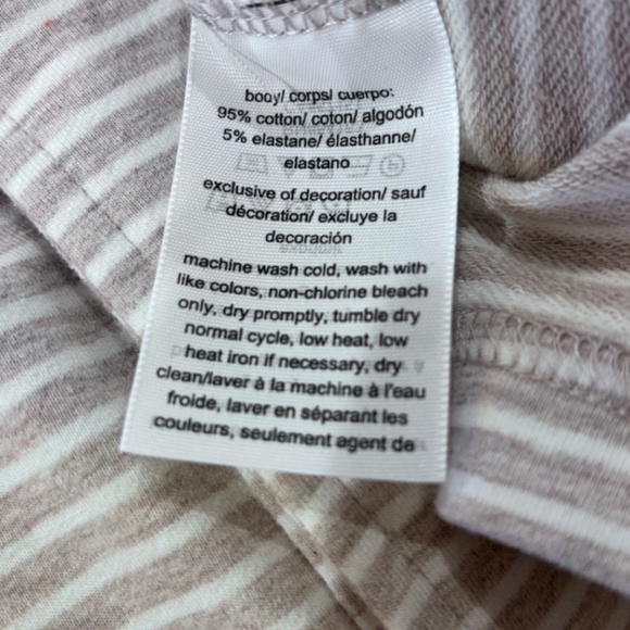 Tommy Hilfiger Women's Gray White Stripe SZ L Open Front Military Band Jacket - Picture 16 of 16